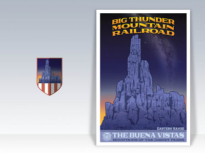 eastern range, v.2 big thunder mountain disney magic kingdom poster win