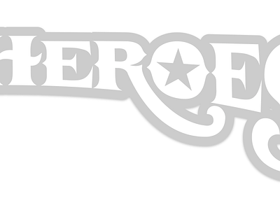 superheroes logo poster typeface w.i.p.