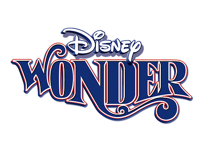 disney wonder cruise line disney logo treatment type