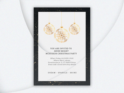 Invitation christmas design flyer invintation poster