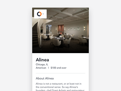 Mobile Restaurant Profile
