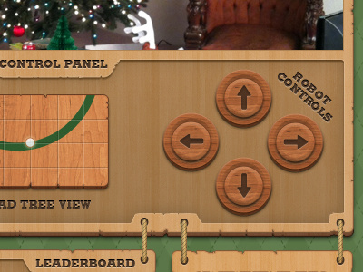Control Panel button game texture ui ux website wood