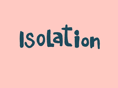 Social distancing - Isolation 2danimation animatedillustration animation design procreate procreateanimation
