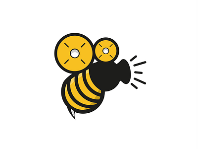 bee bee bee logo film flatdesign graphicdesign illustration kraket reklam sinema vector çizim