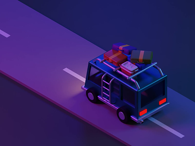 ops! 3d 3d animation animation animation blender blender blender 3d car road travel