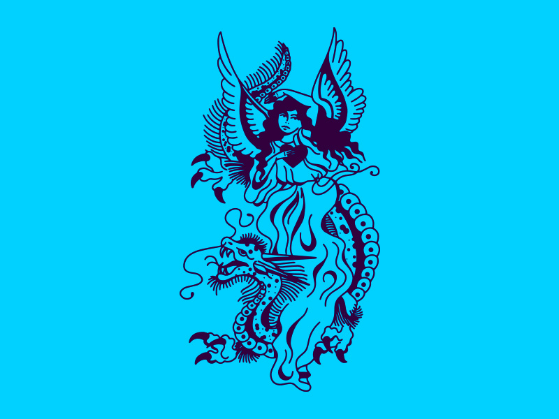 Celestial old school tattoo tattoo design tattoo art tattoo old school heaven celestial vector illustration