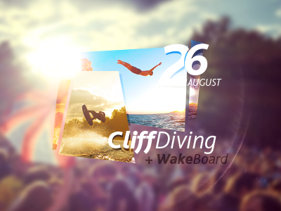 CliffDiving flyer.