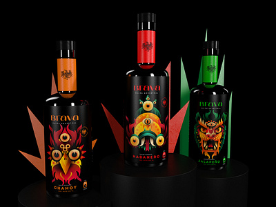 Branding Brava - Hot sauces