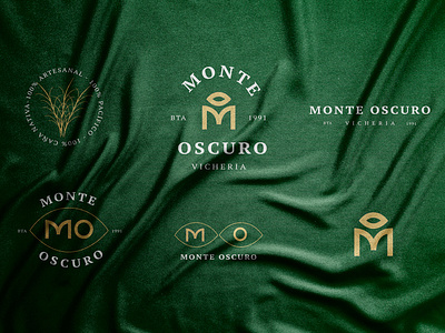 Monte Oscuro - Ancestral Viche agency logo beverage beverage design beverage packaging beverages branding colombia colombian colombian agency green latin america liquor logo logo system plant plants premium south america viche