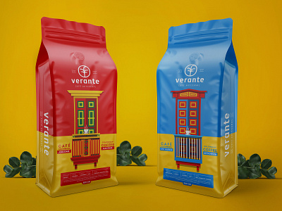 Verante: Branding and visual identity for packaging brand coffee brand concept branding colombia coffee packaging coffee packing cololombian packaging colombia colombian illustration color packaging illustration