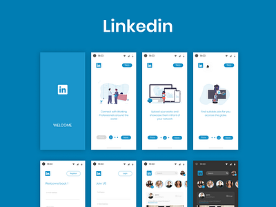 linkedin mobile App redesign