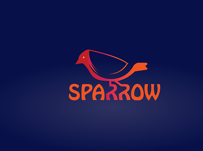 sparrow branding color concept design flat icon illustration logo ui vector