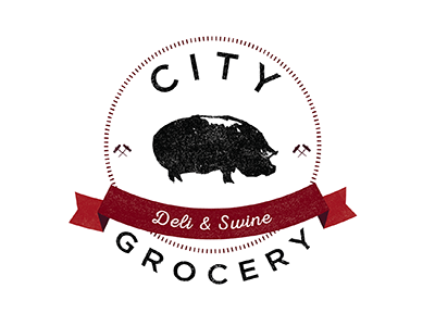 City Grocery Logo Concept branding illustration logo