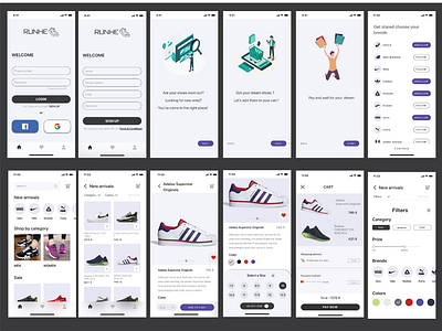 RUNHE Shoes  App