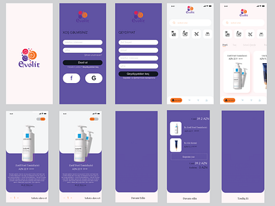 Evolit App Design