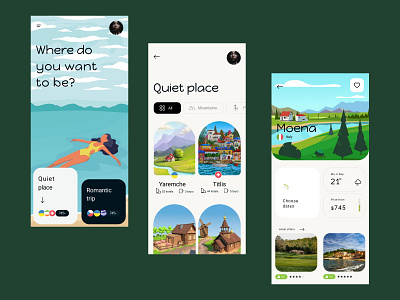 TRİP APP DESİGN SCREEN adobe illustrator app design designer figma illustration mobileapp screen travel trip ui uidesign ukraine ux web