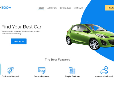 Car Web Design uidesign webdesign