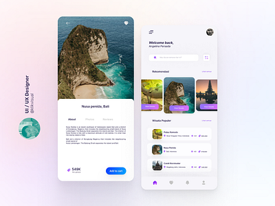 Travel App Nekad Traveling design mobile app design uidesign uxdesign