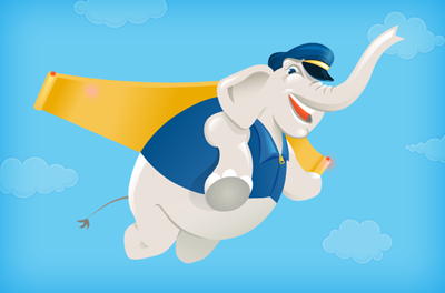 Megaflieger Illustration illustration mascot