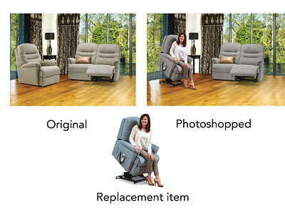 Product Replacing photoshop