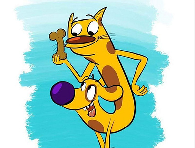 CatDog design illustration