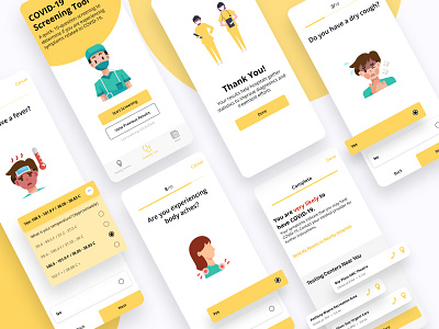 COVID-19 Screening App Concept