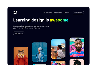 Memorisely design school ui ui ux webdesign