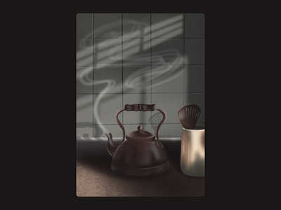 Tea digital art illustration