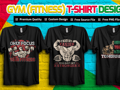 Gym (Fitness) T-shirt Design