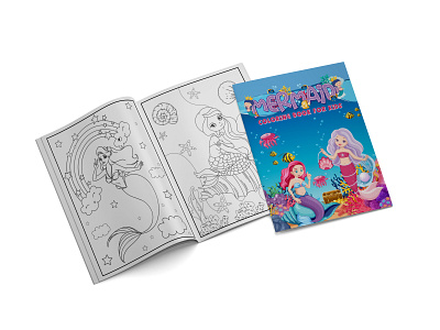 Mermaid Coloring Book For Kids animal children christmas coloring book color cute interior kids