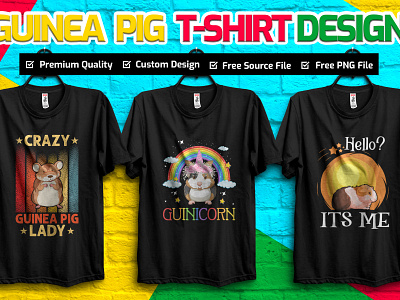 Guinea Pig T-Shirt Design