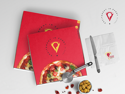 Pizza box package design brand identity branding design illustration logo logo design package packagedesign packagingdesign photoshop pizza box