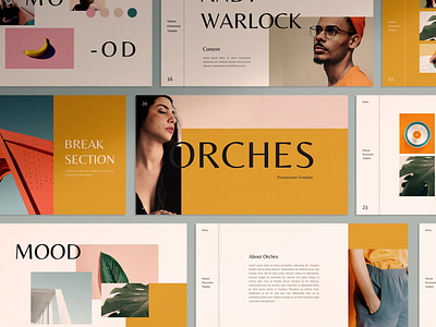 Orches Keynote Presentation Design Template by Graphic Stock on Dribbble
