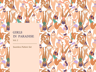 Girls in Paradise pattern set