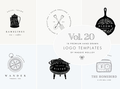 Feminine Premade Logo Bundle Vol. 20 adobe adobe photoshop brand design branding design feminine feminine logos graphic design graphics illustration illustrations illustrators logo logo collection logo design logodesign logos photoshop vector art vector graphics