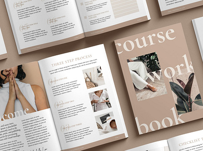 Canva WorkBook Creator branding branding design brochure canva template canvas creative market design design template download graphic design graphics layout magazine design minimal print design template template design templates workbook workshop