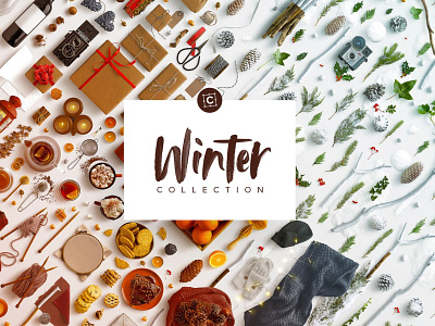 Winter Collection Mockup Scene Creator
