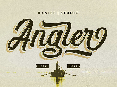 Angler - Vintage Script Font