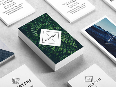 MILESTONE Business Card Templates