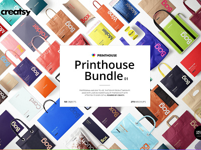 Printhouse Mockups Bundle v.1