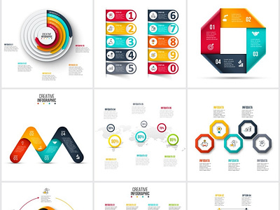 2000 Infographics Template