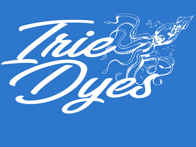 Irie Dyes Logo illustration tshirt art typography vector