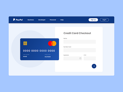 #DailyUI 002 - Credit Card Checkout