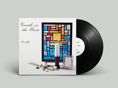 Handmade Album Cover: Candle in the Wind