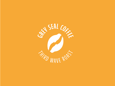 Grey Seal Logo animal beach branding clever colour design graphic graphic design idea illustrator logo sand seal smile in the mind typography vector