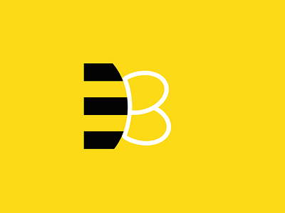 Daily Logo Day 4 - Single Letter alphabet bee bold branding bright colour design graphic design illustrator letter logo single letter logo typeface typography vector