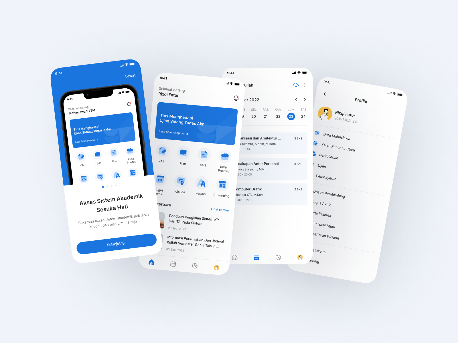Academic System Mobile App | Study Case by Rizqi Fatur on Dribbble