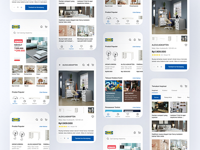 IKEA Mobile App | Redesign app branding clean design furniture idea ikea ui uiuxdesign ux