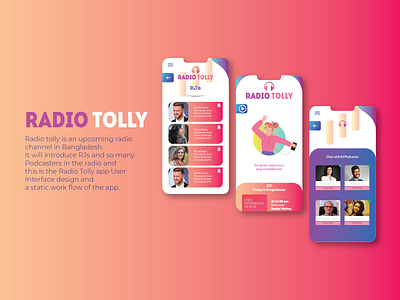 Radio Tolly By Bizlore adobe illustrator adobexd app appdesign branding branding design illustrator logo logodesign typography ui design uxdesign vector website