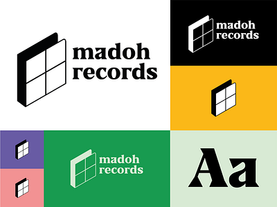 Brand Identity for Madoh Records. brand brand identity branding design icon illustration logo typography vector